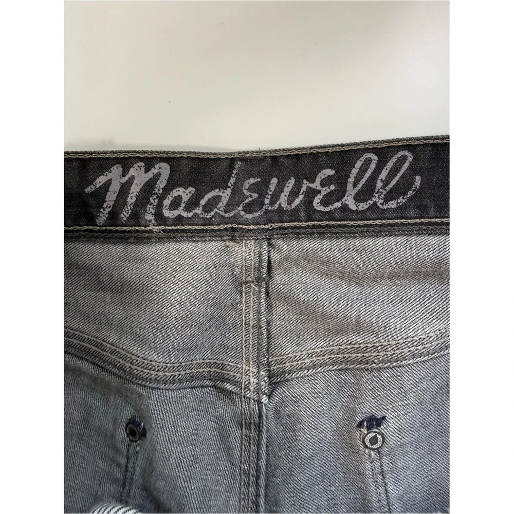 Madewell Mens‎ Black Straight Leg Denim Jeans Authentic Flex Size 30x32 Eco